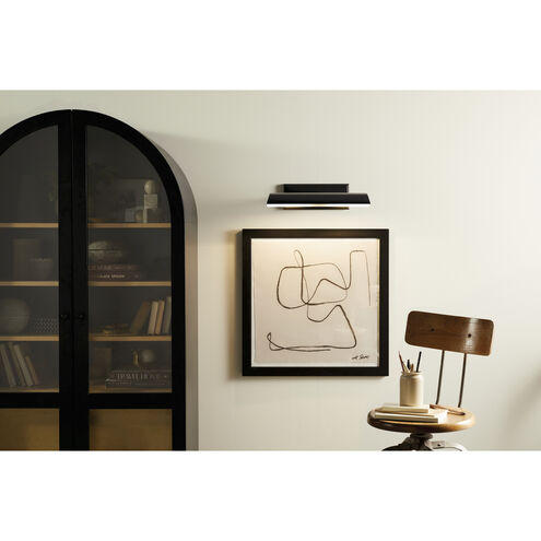 Carston 2 Light 18.25 inch Black Wall Sconce Wall Light